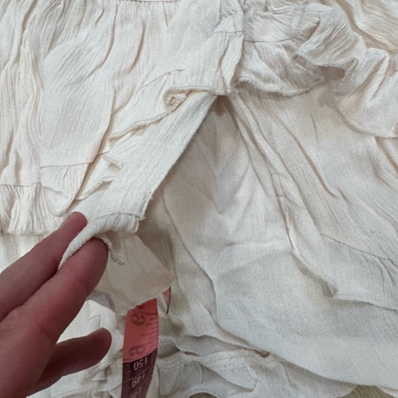 Free‎ People Cream Bubble Mini Skirt - Picture 7 of 8